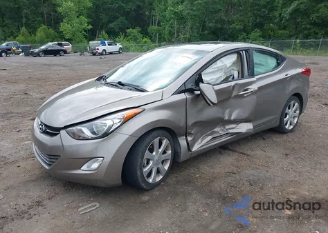 2013 Hyundai Elantra Limited from USA, damaged, VIN 5NPDH4AE8DH276091